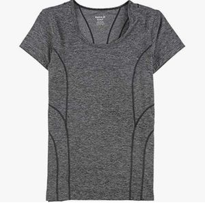 Reebok Black Heather Dynamic SS Top